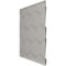 Ekena Millwork 19 5/8in. W x 19 5/8in. H Honeycomb EnduraWall Decorative 3D Wall Panel Covers 2.67 Sq. Ft. WP20X20HBGHC - alternate 3